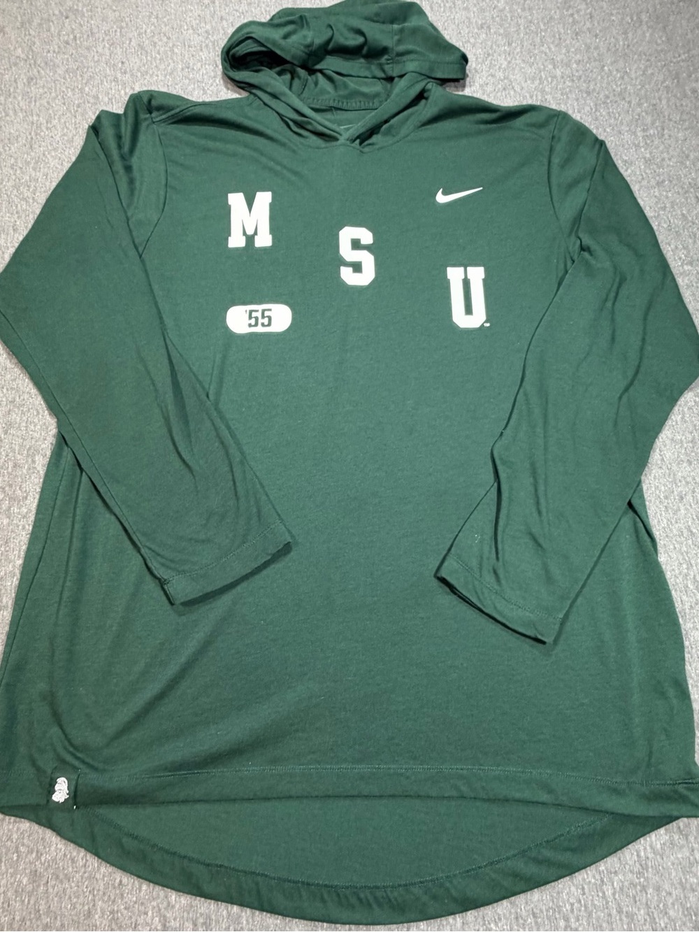 Nike Michigan State Spartans Dri Fit Men’s Large Lightweight Hoodie MSU Pullover